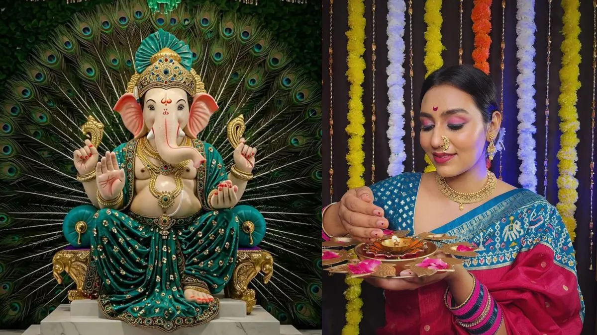 गणेश चतुर्थी पर ऐसे करें स्टेप बाय स्टेप मेकअप 