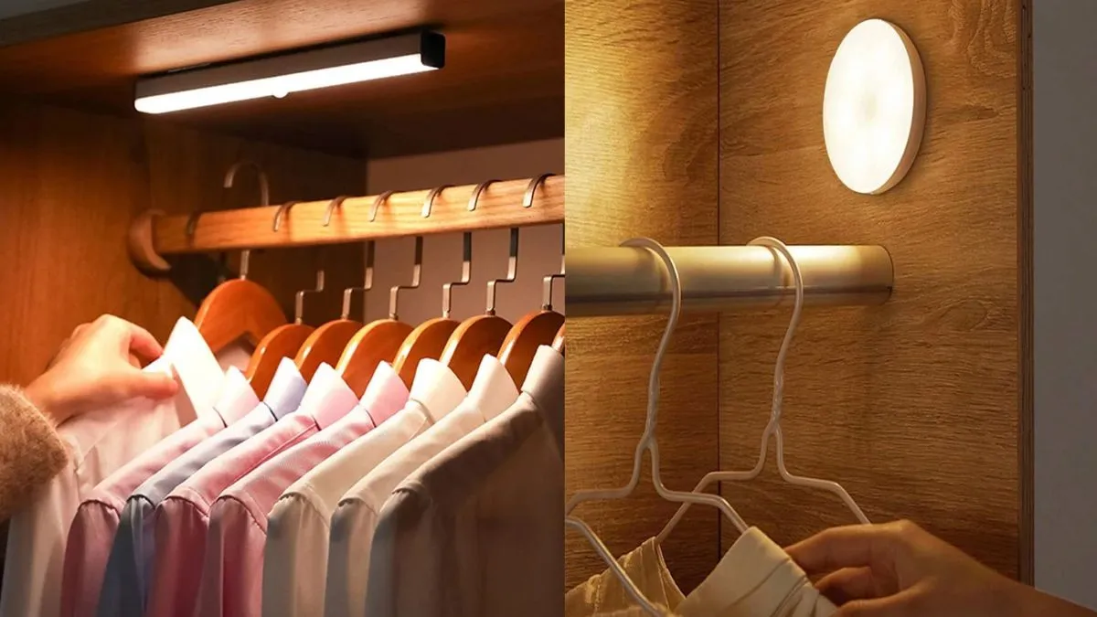 वॉर्डरोब के लिए मोशन सेंसर लाइट्स