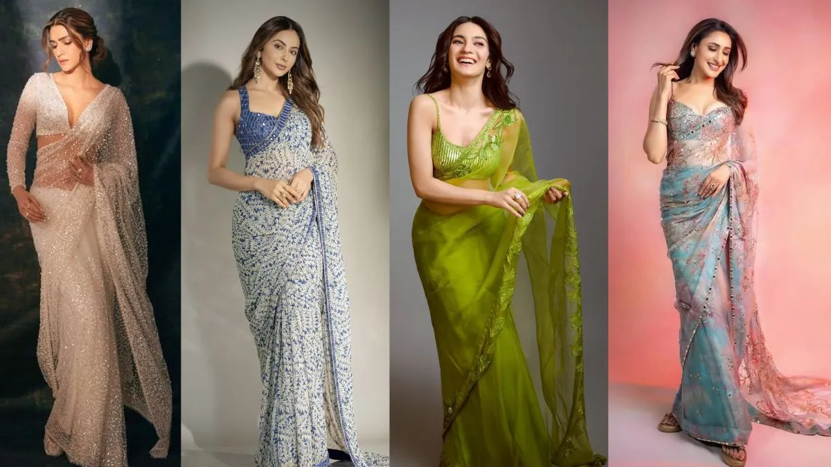 ट्रेंडी फैंसी Party Wear Saree