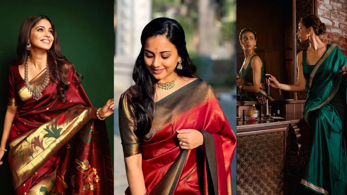 सॉफ्ट Silk Saree स्टाइल कर सकते हैं Sawan 2025 में