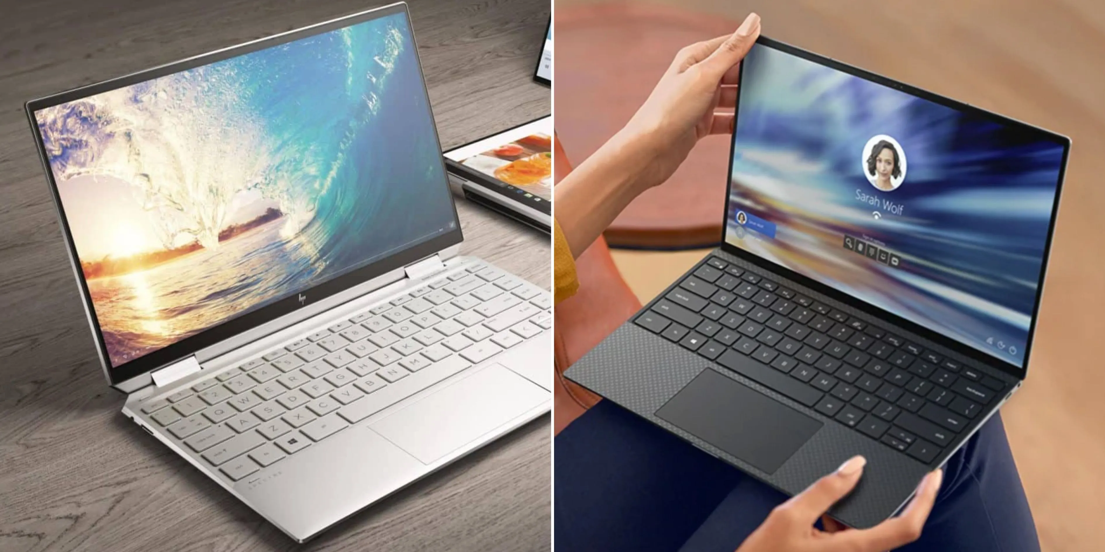 HP और  Dell लैपटॉप