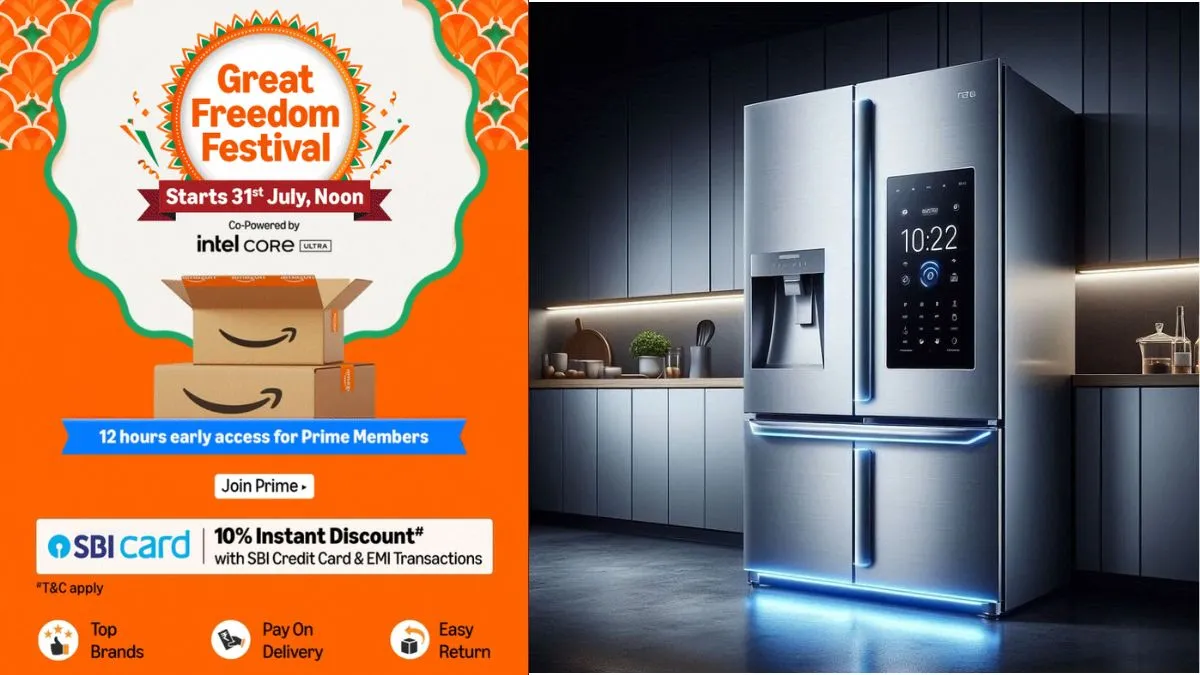 Amazon Great Freedom Festival सेल 2025 में सर्वश्रेष्ठ रेफ्रिजरेटर पर मिलेगी छूट 