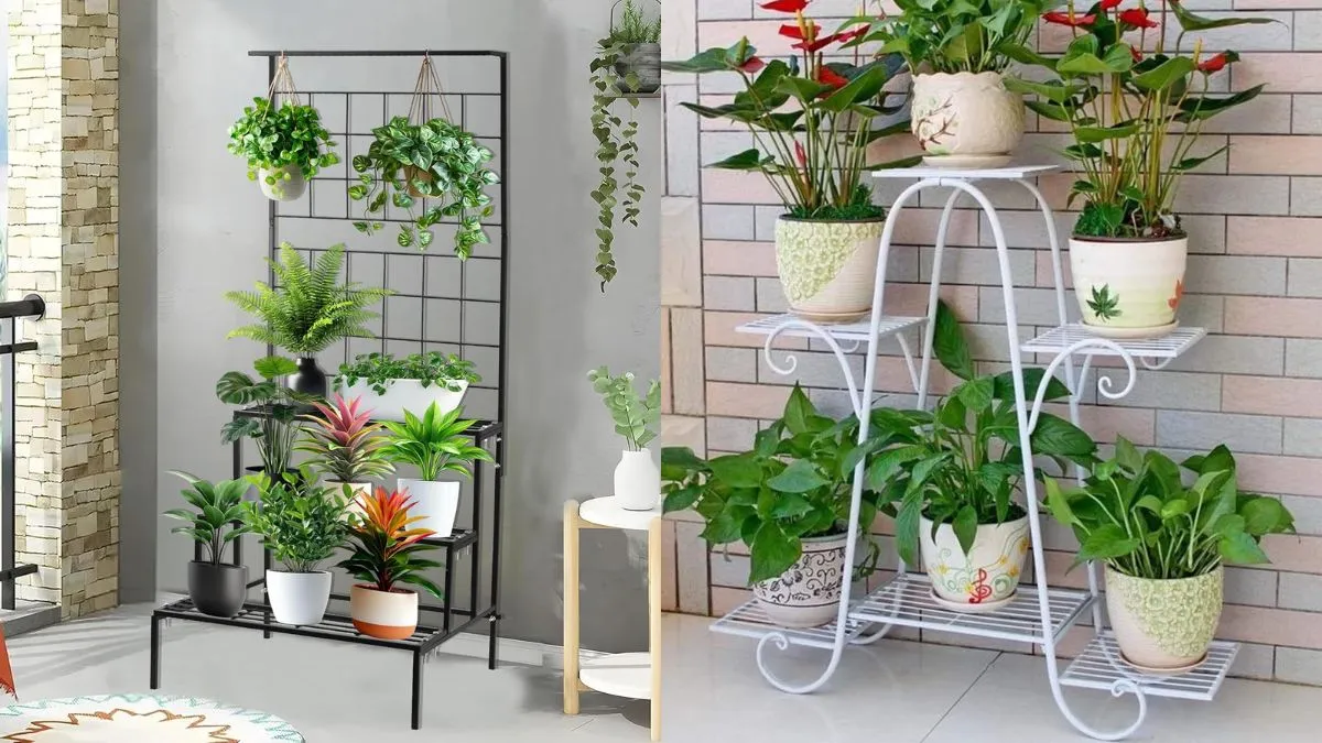 बालकनी के लिए Flower Pot Stand