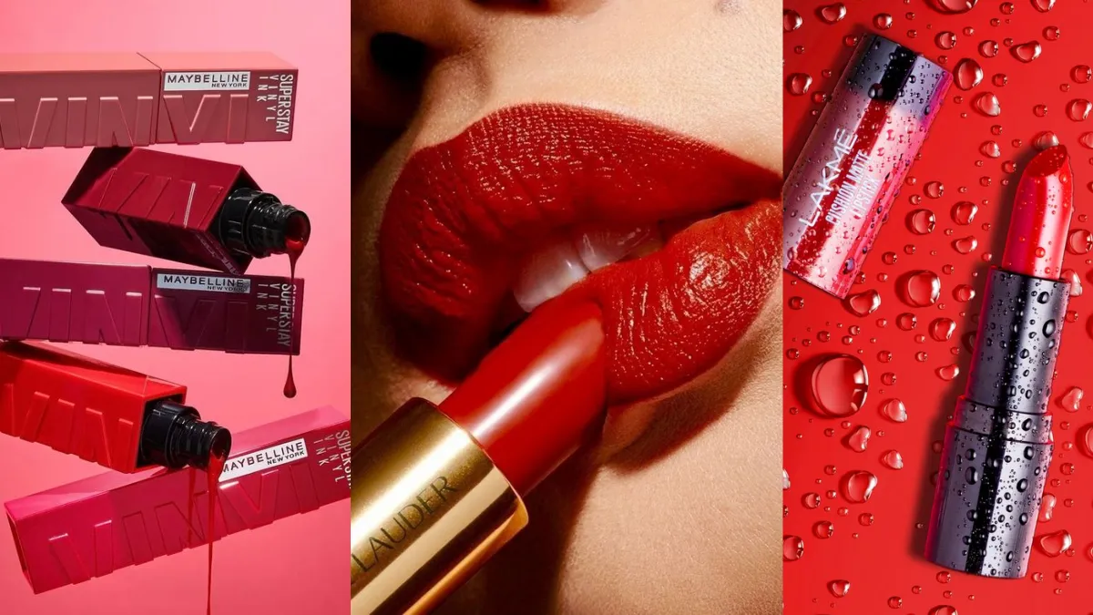Lakme और Maybelline ब्रांड की Lipstick