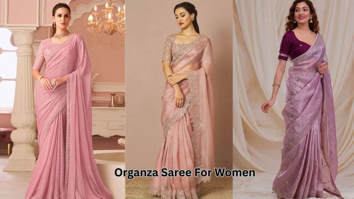 Trendy Organza Saree For Women