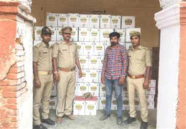 25 लाख की शराब संग तस्कर गिरफ्तार