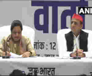 मायावती ने कहा गुरु-चेले की नींद उड़ाने वाली एेतिहासिक प्रेस कांफ्रेंस, 38-38 सीटों पर लड़ेंगे SP-BSP