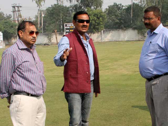 भामाशाह पार्क को देख खिला तपोश का चेहरा