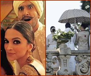 Deepika Ranveer wedding : कोंकणी रीति रिवाज से शादी के बंधन में बंधे रणवीर दीपिका, देखें खास तस्वीरें