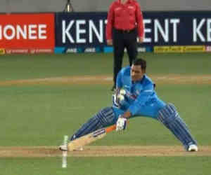 Ind vs Nz : एक रन के लिए धोनी ने एेसा शाॅट मारा, जो 140 साल से किसी क्रिकेटर ने नहीं खेला