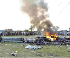 IAF का मिग-27 लड़ाकू विमान हुआ क्रैश, पायलट सुरक्षित