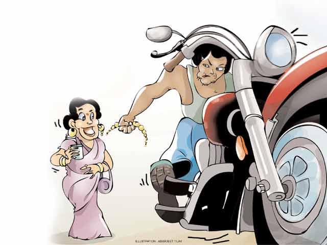 रहिए अलर्ट, फिर लौटे चेन स्नेचर