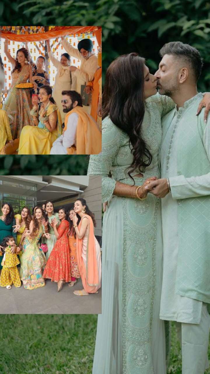 दलजीत कौर की मेहंदी और संगीत में पहुंचे ये सितारे