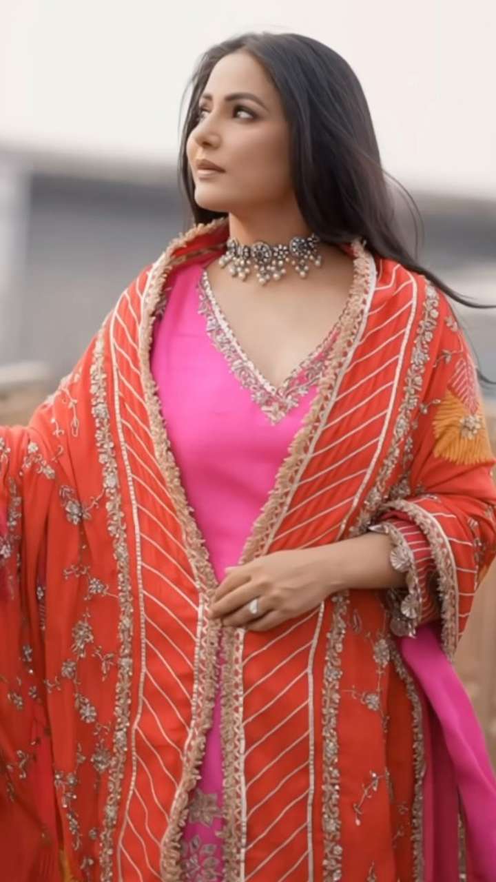 वेडिंग में नूर बढ़ा देंगे Hina Khan के 8 ट्रेंडी सलवार-सूट