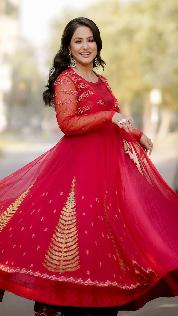 Hina Khan Hina Khan Anarkali Suit