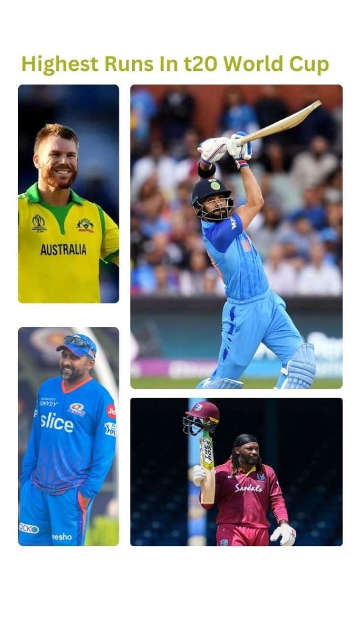 T20 World Cup में इन खिलाड़ियों ने बनाए सबसे अधिक रन