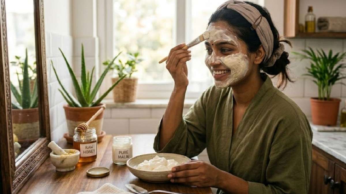 शहद और मलाई का फेस पैक