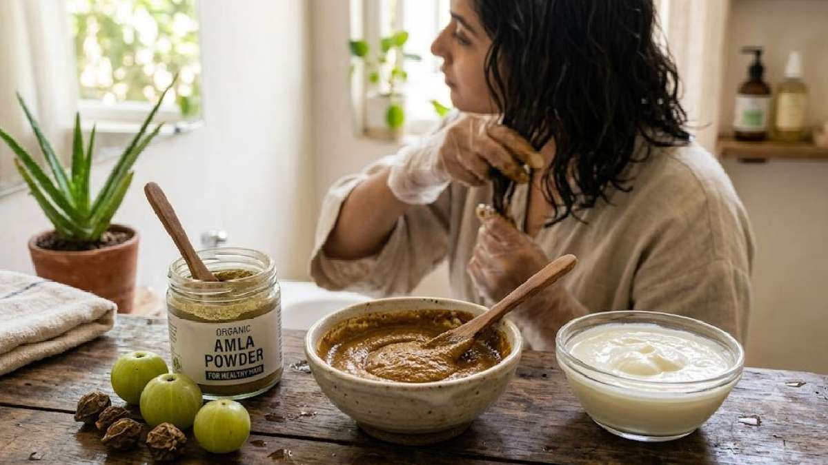 आंवला और दही का कंडीशनिंग मास्क