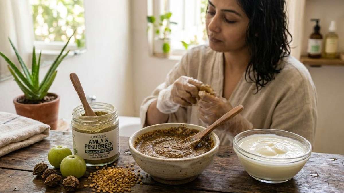 आंवला और मेथी दाना मास्क