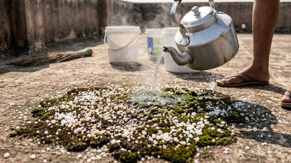 नमक और खौलता हुआ पानी