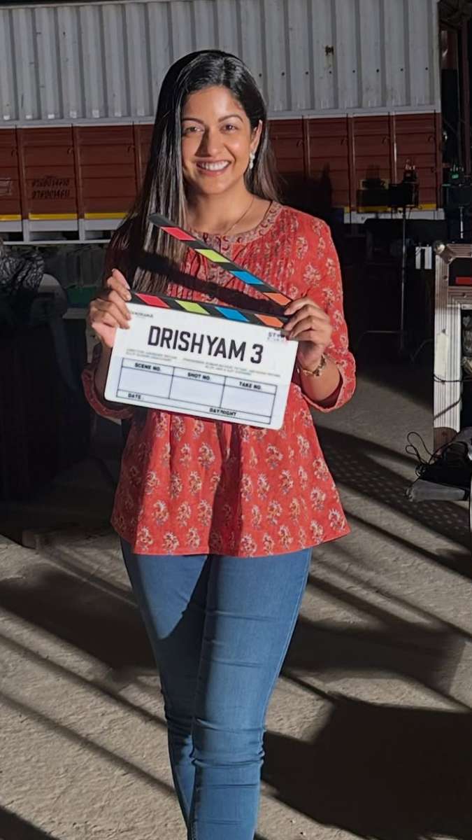 इशिता दत्ता ने दिखाई Drishyam 3 की बीटीएस तस्वीरें, बॉक्स ऑफिस पर धुआं काट रही Crime Thriller